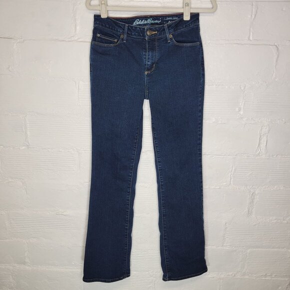 Eddie Bauer Women's Size 6 Jeans Slightly Curvy Boot Cut - Picture 1 of 6
